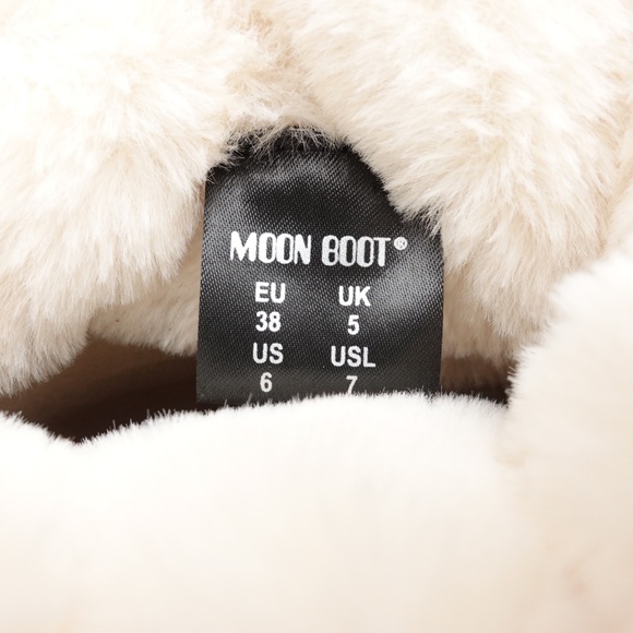 NEW Moon Boot Luna Shearling Suede Water Resistant Boots Women's Size 7 / 38 EU - Picture 2 of 8